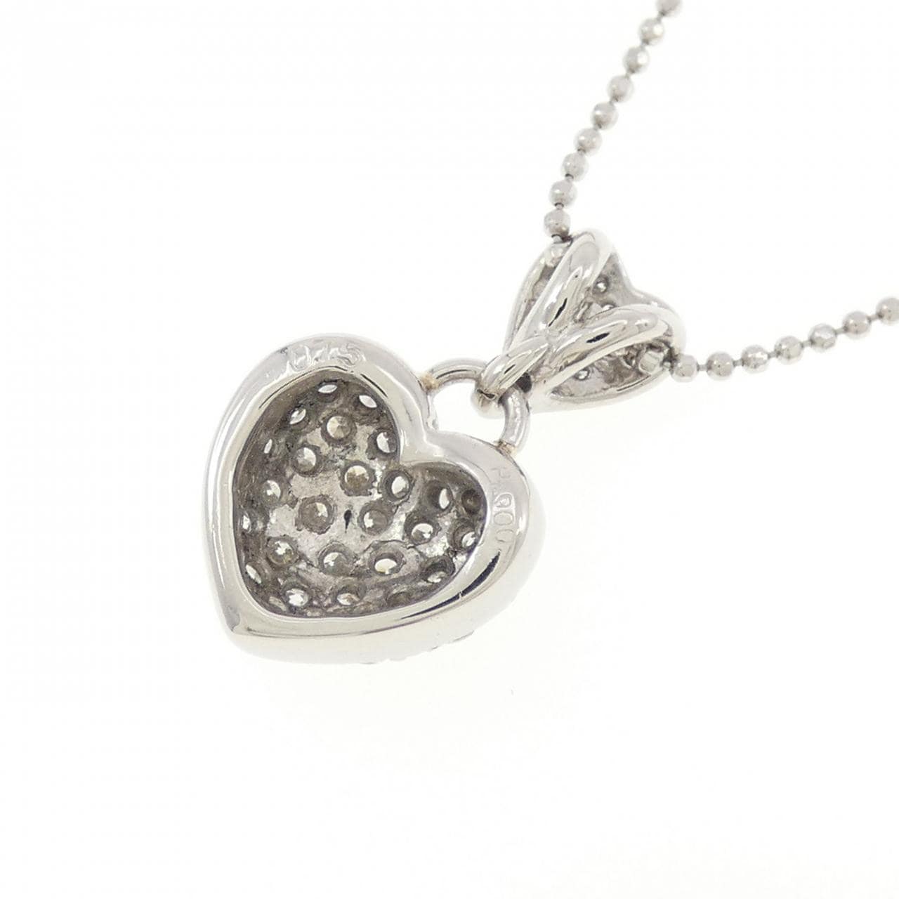 PT900/PT850 Heart Diamond Necklace 0.75CT
