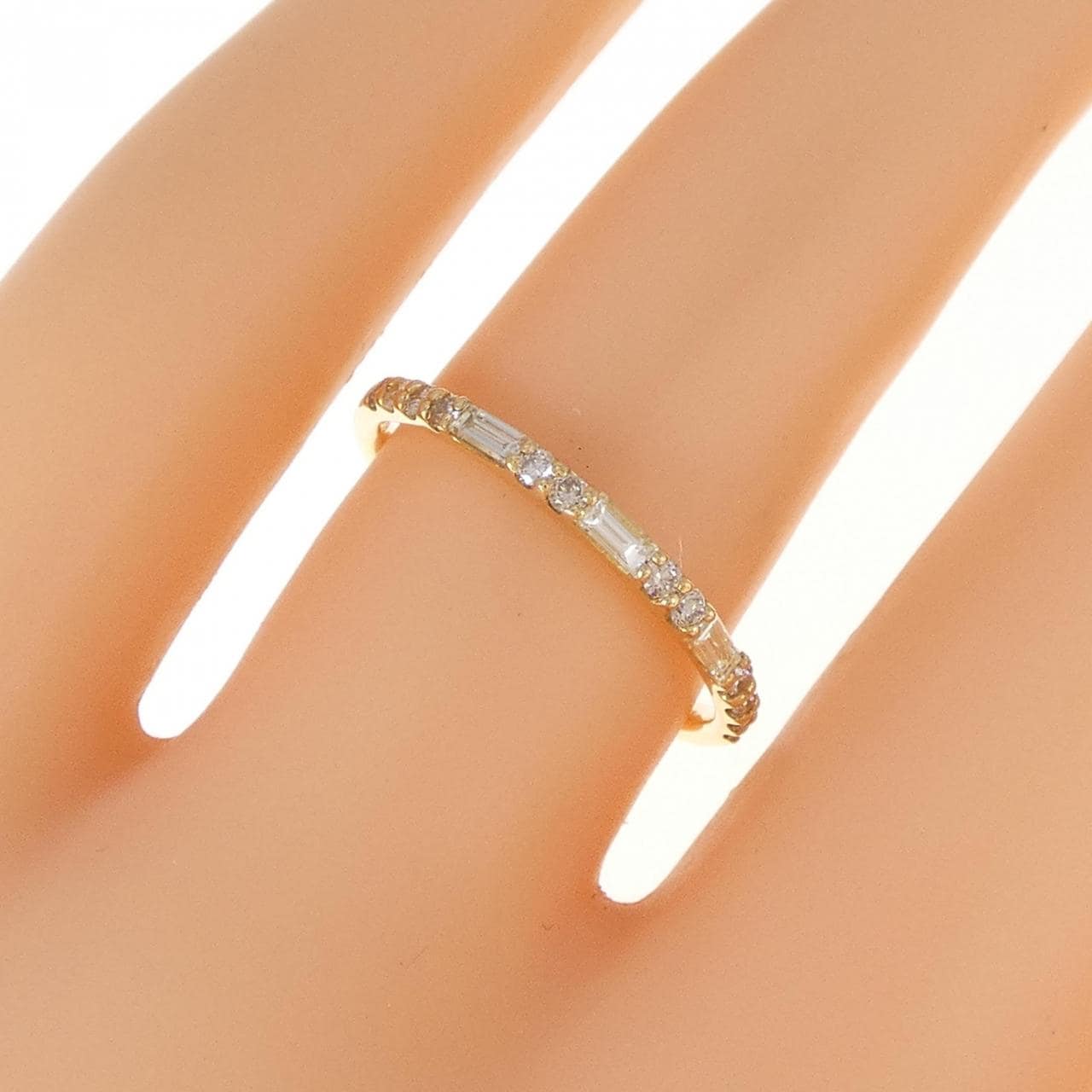 [BRAND NEW] K18YG Diamond ring 0.30CT