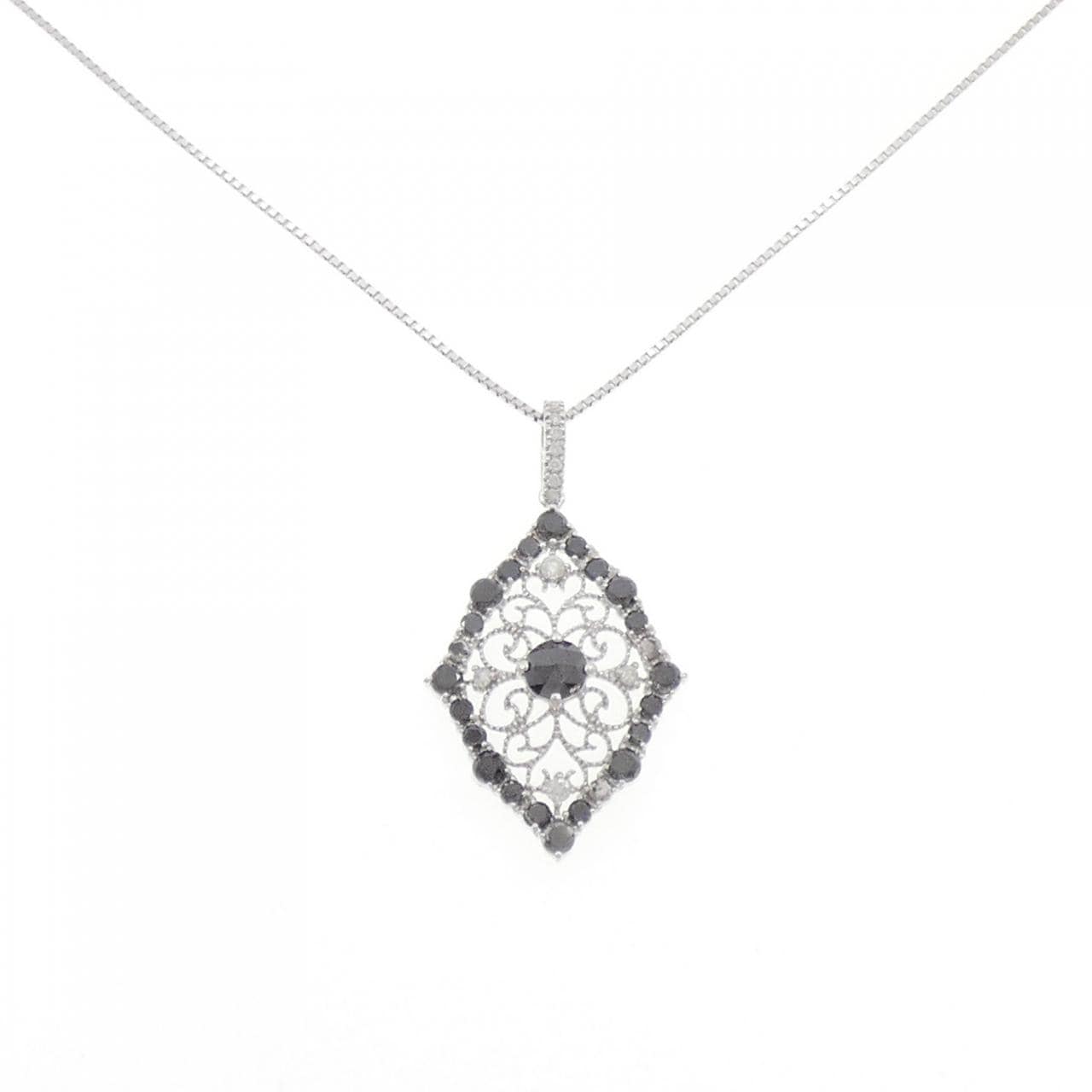 K14WG/K18WG ダイヤモンド ネックレス 0.28CT