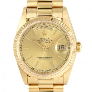 ロレックス デイデイト 18238 YG 自動巻 X番