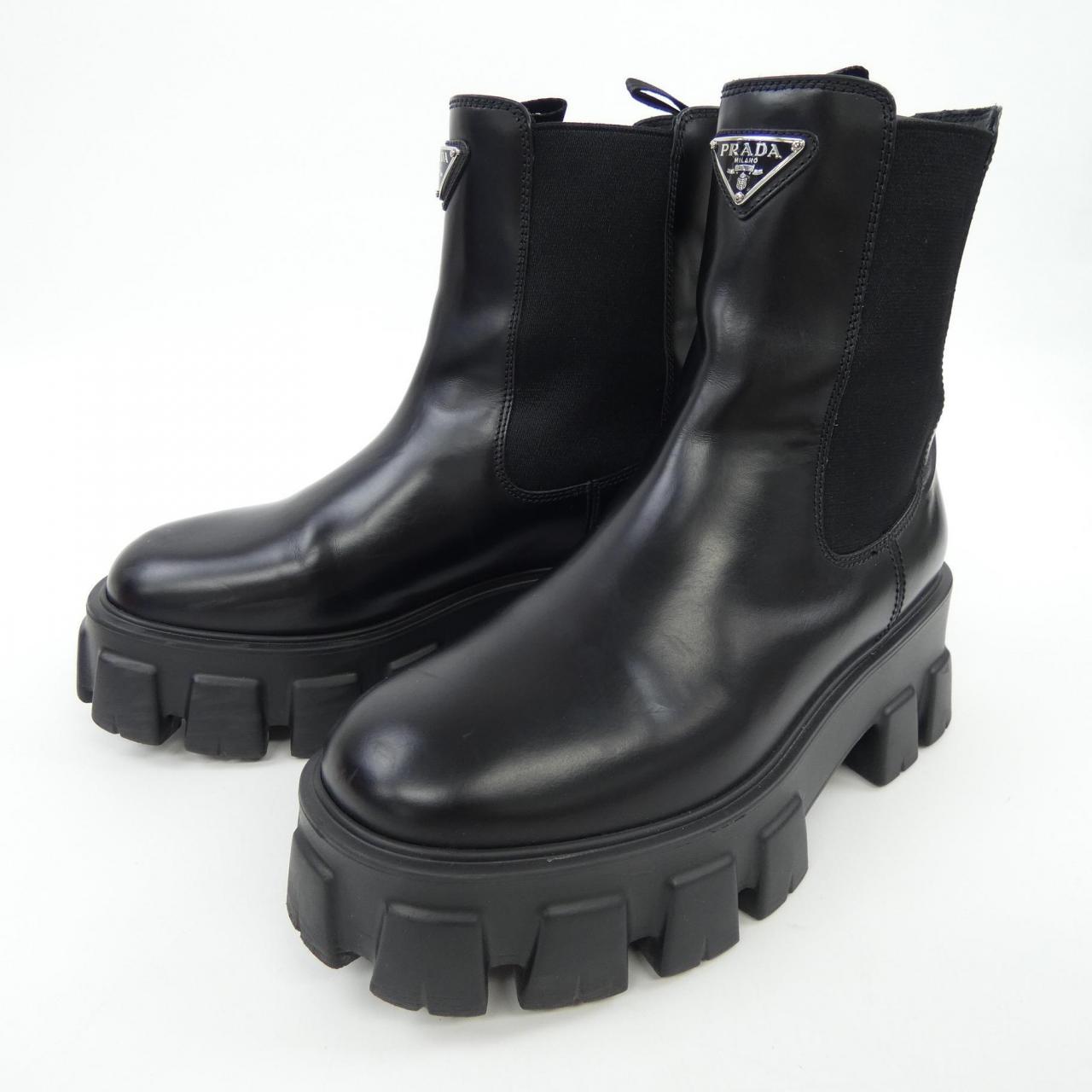プラダ PRADA モノリスチェルシー トライアングルロゴ 1T256N ブーツ