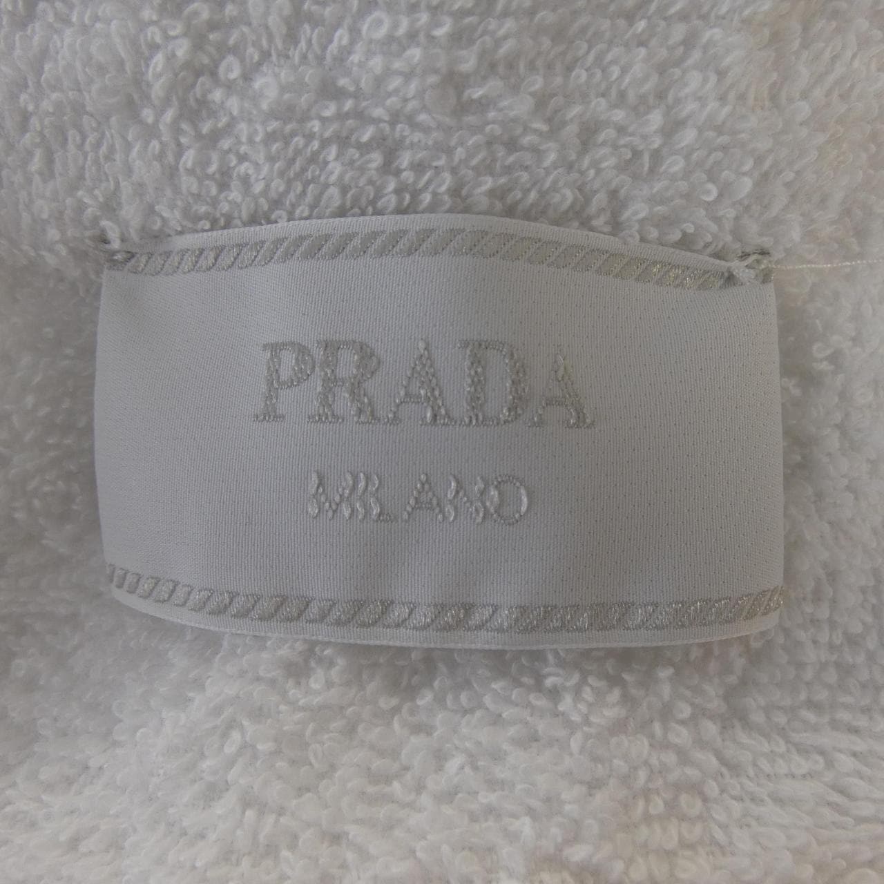 プラダ PRADA トライアングルロゴ コットンテリー ボウリングシャツ SC559 S212 1ZR3 S／Sシャツ