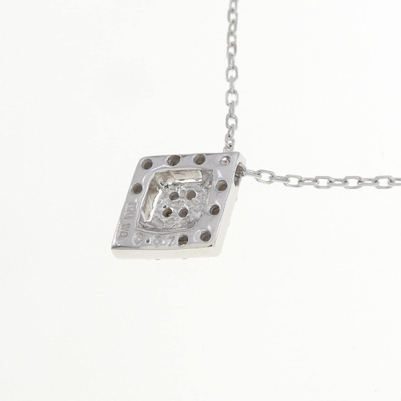 K10WG ダイヤモンド ネックレス 0.07CT