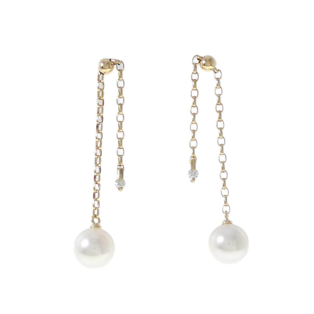 ミキモト アコヤパール ピアス 6.8mm