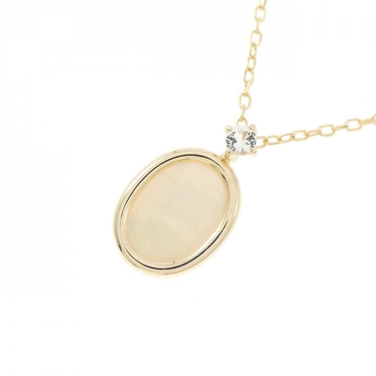 K10YG マザーオブパール ネックレス