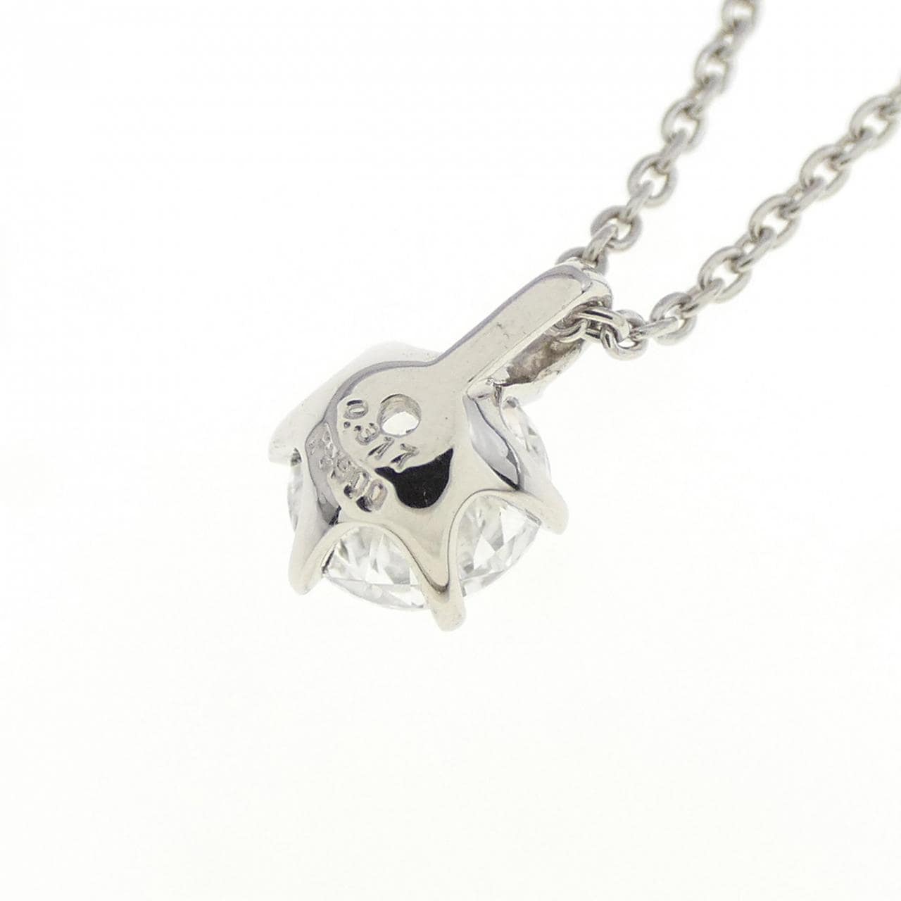 [Remake] PT Diamond Necklace 0.317CT D I1 VG