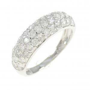 PT900 パヴェ ダイヤモンド リング 1.00CT
