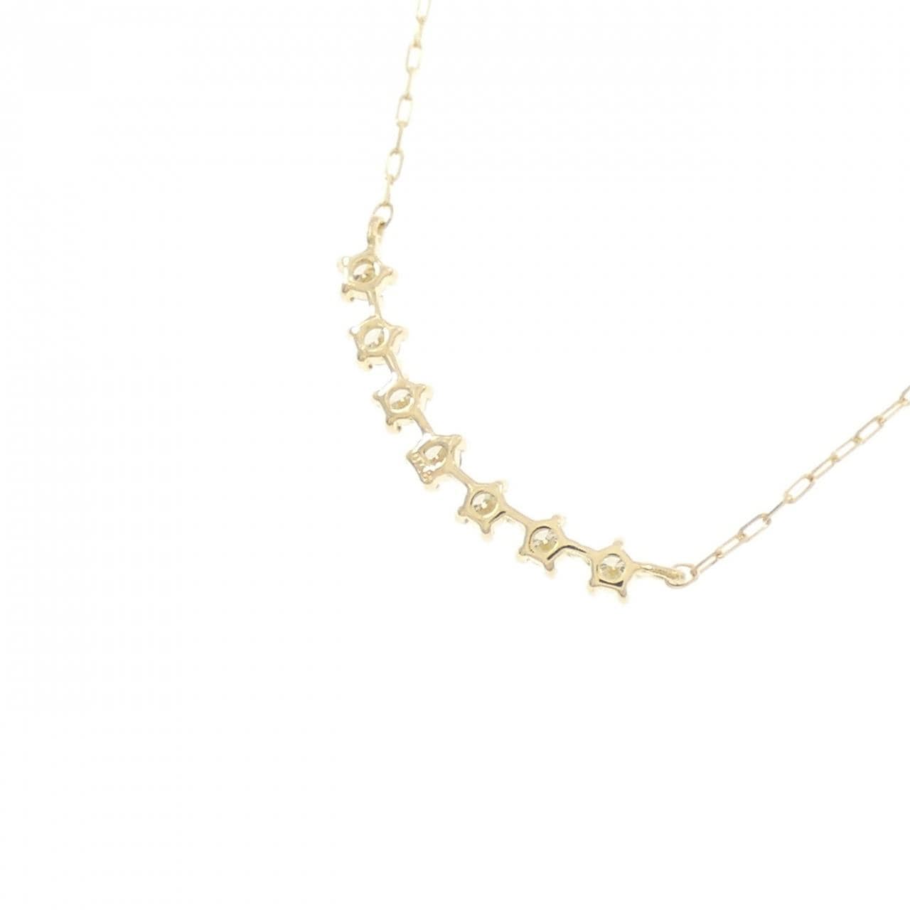 [BRAND NEW] K18YG Diamond Necklace 0.08CT