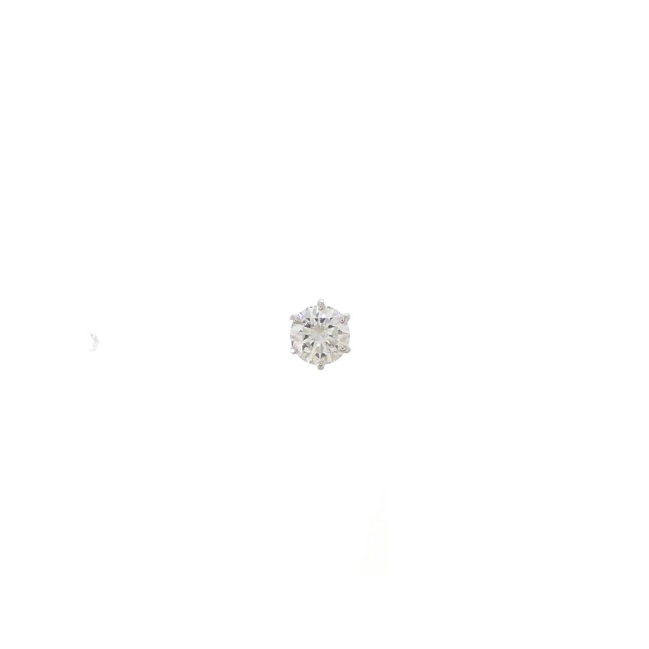 PT850/PT900 ダイヤモンド ピアス 0.224CT D SI1 VG 片耳