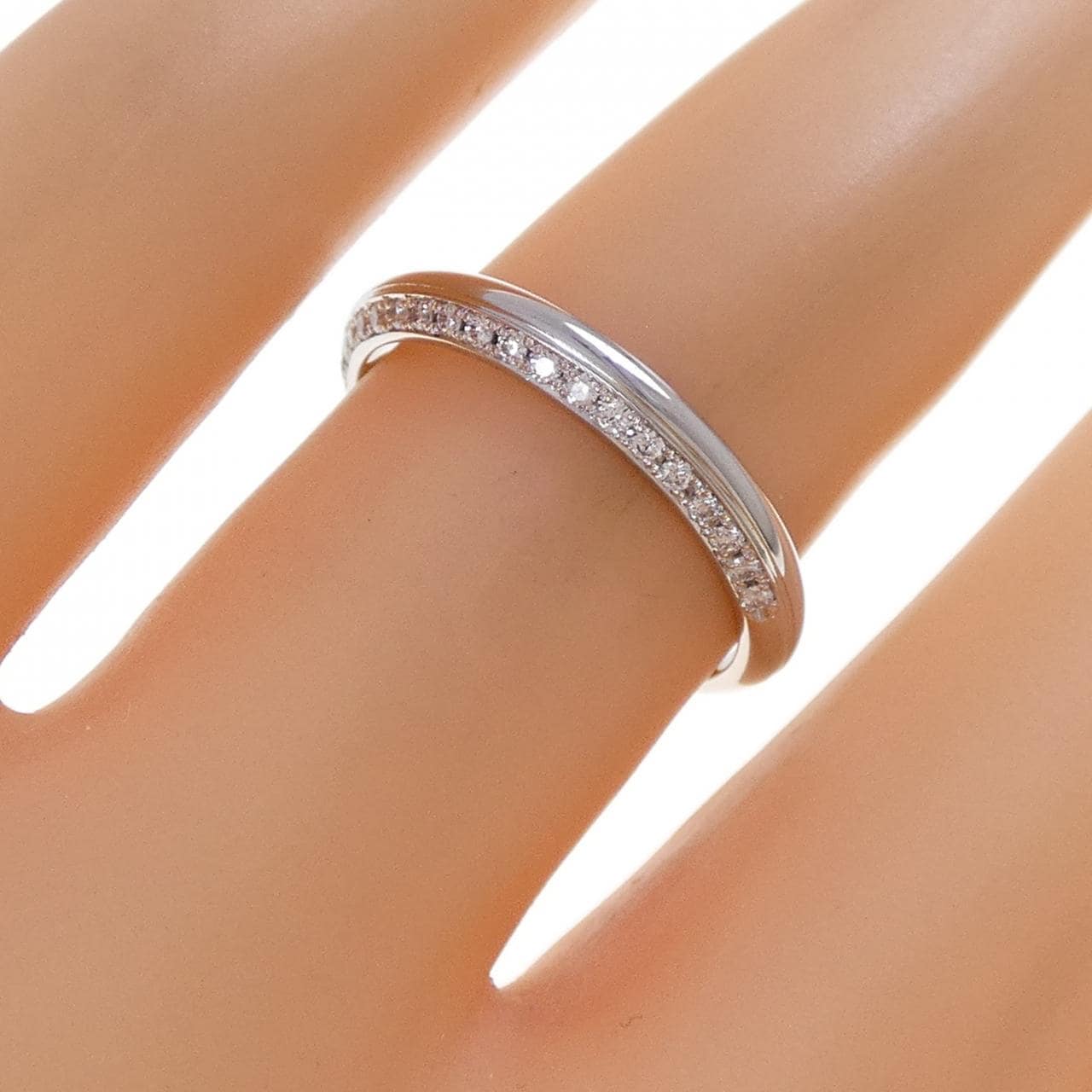 PT950 ダイヤモンド リング 0.07CT