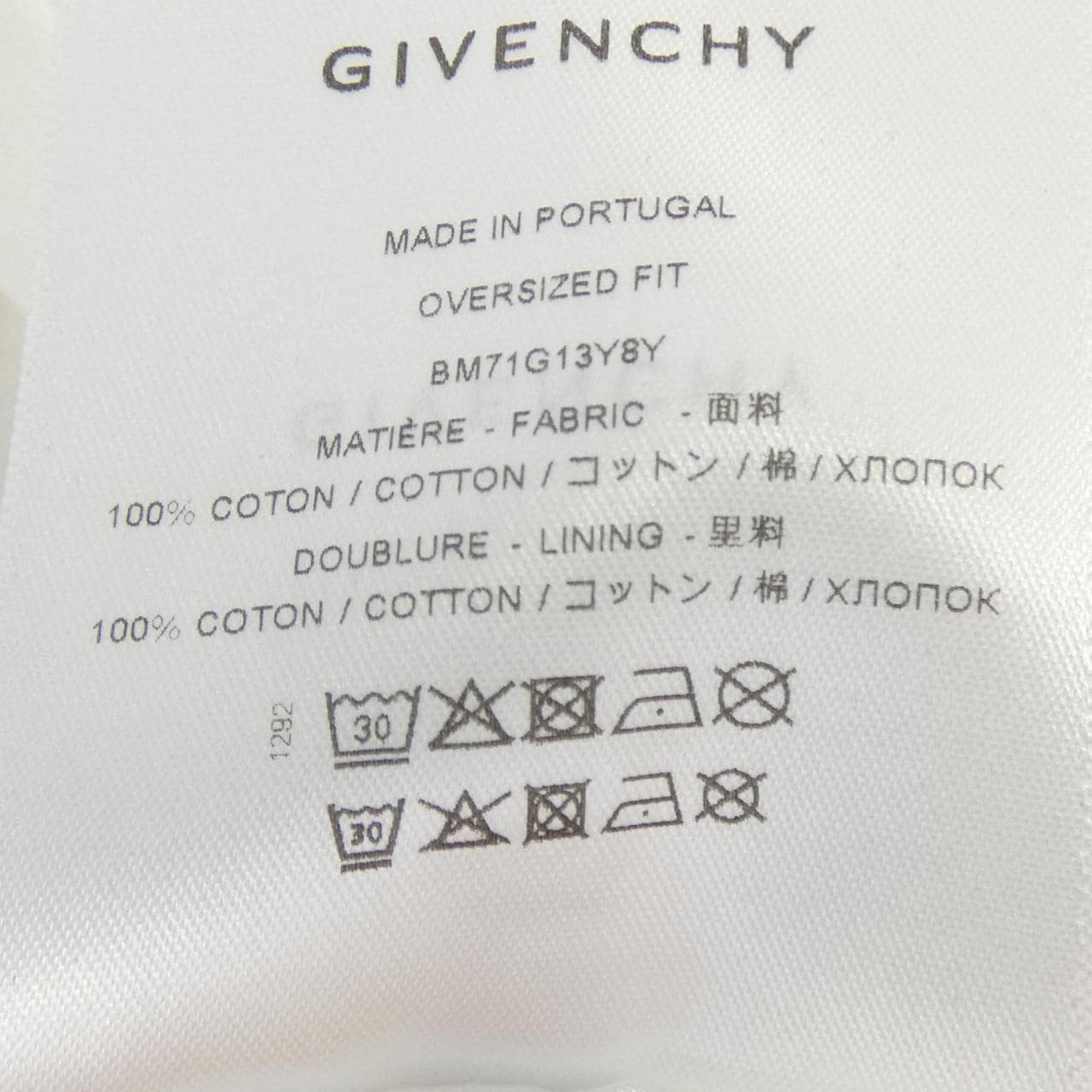 ジバンシー GIVENCHY BM71G13Y8Y Tシャツ