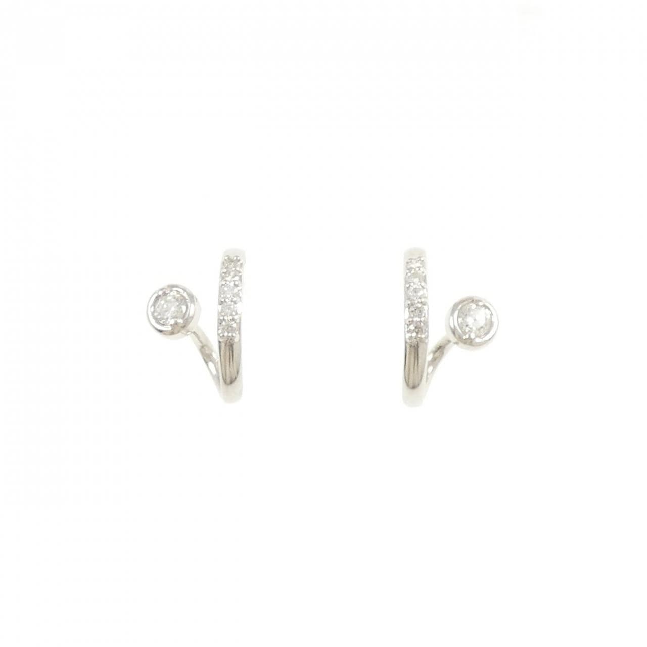 PT ダイヤモンド ピアス 0.24CT