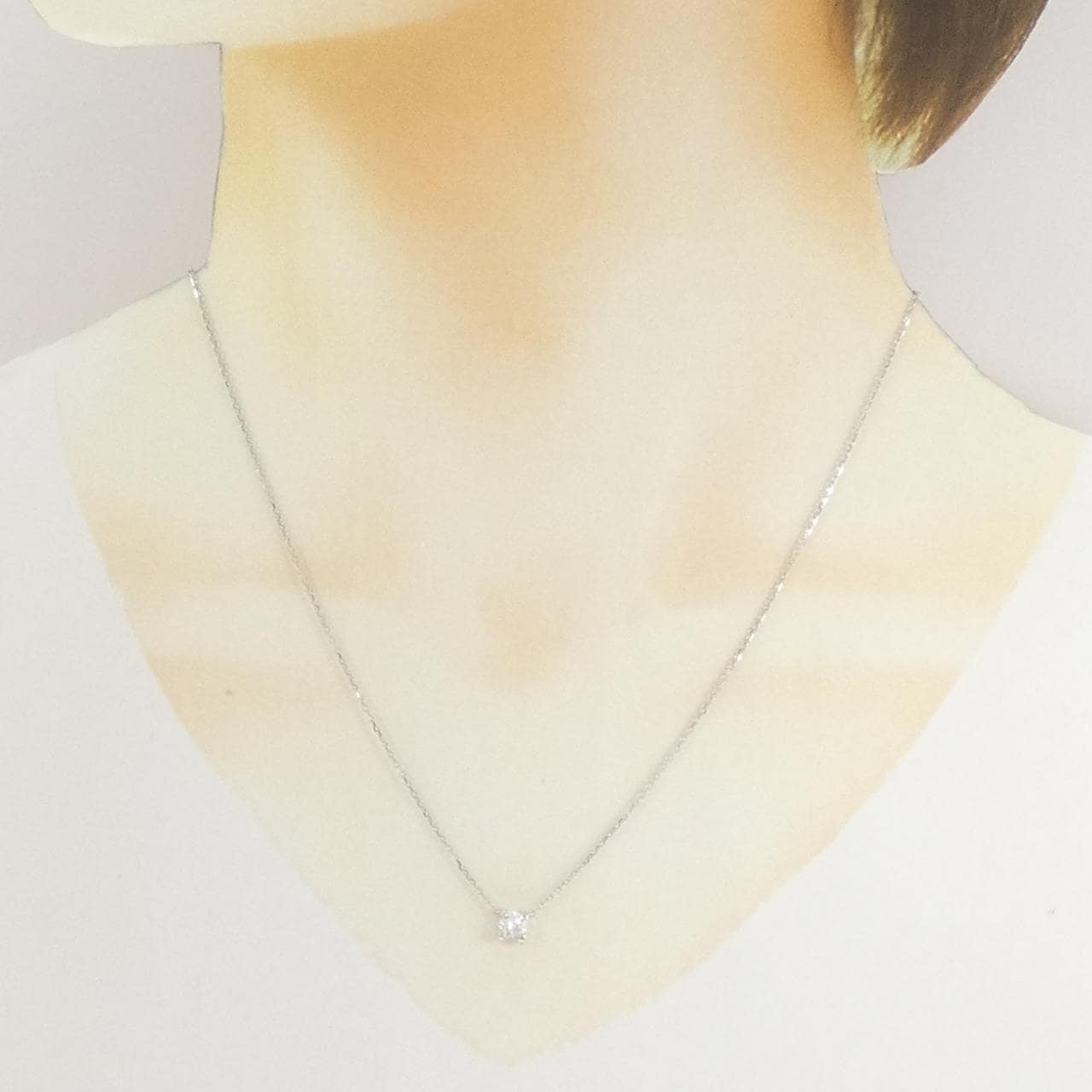 カルティエ Cドゥ カルティエ ネックレス 0.27CT H VVS1 3EXT