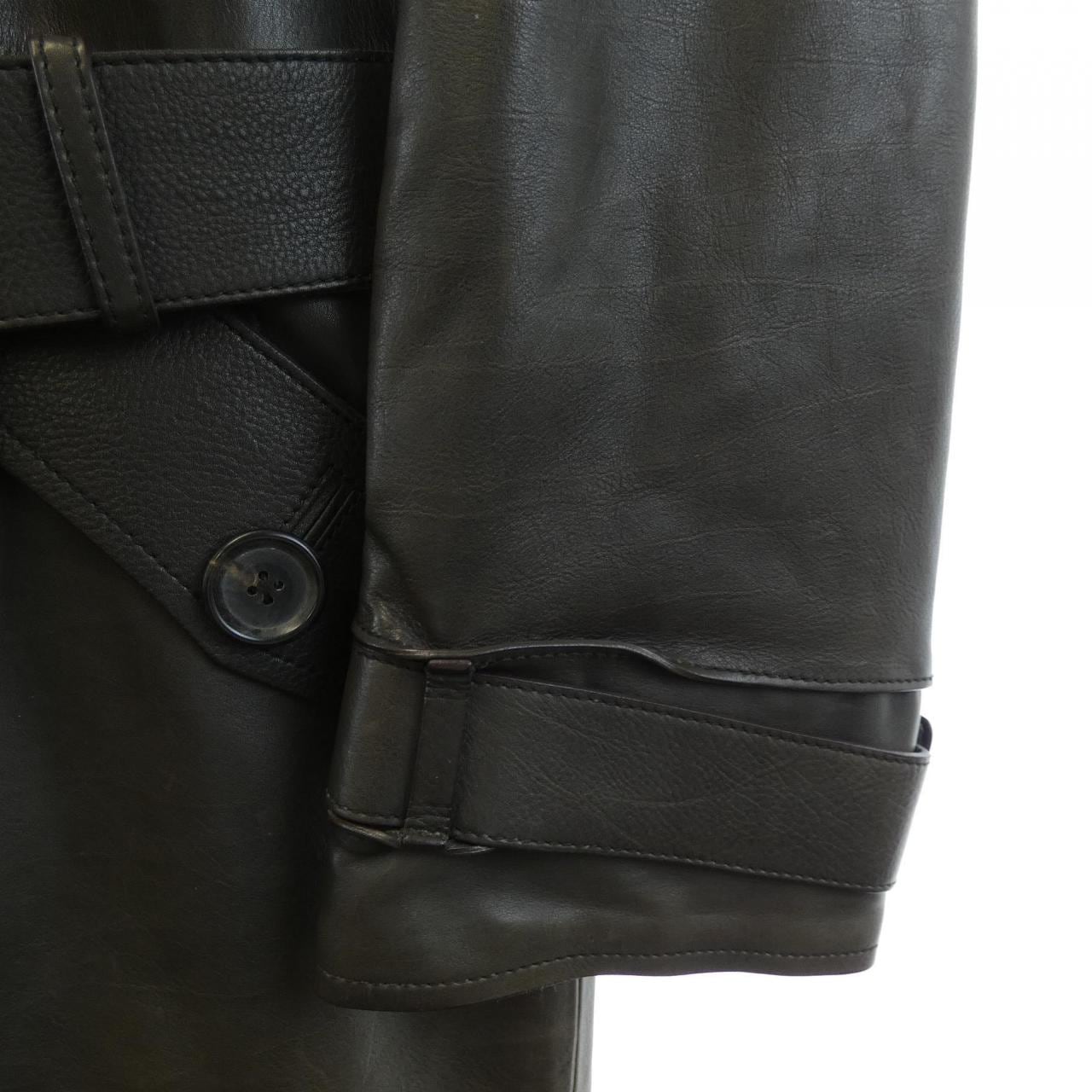 ボッテガヴェネタ BOTTEGA VENETA レザーコート