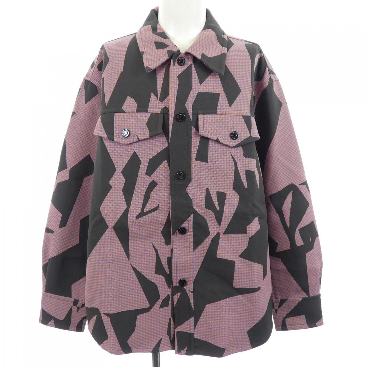 ルイヴィトン LOUIS VUITTON ダブルフェイスオーバーシャツ HOS01WTB4 ジャケット