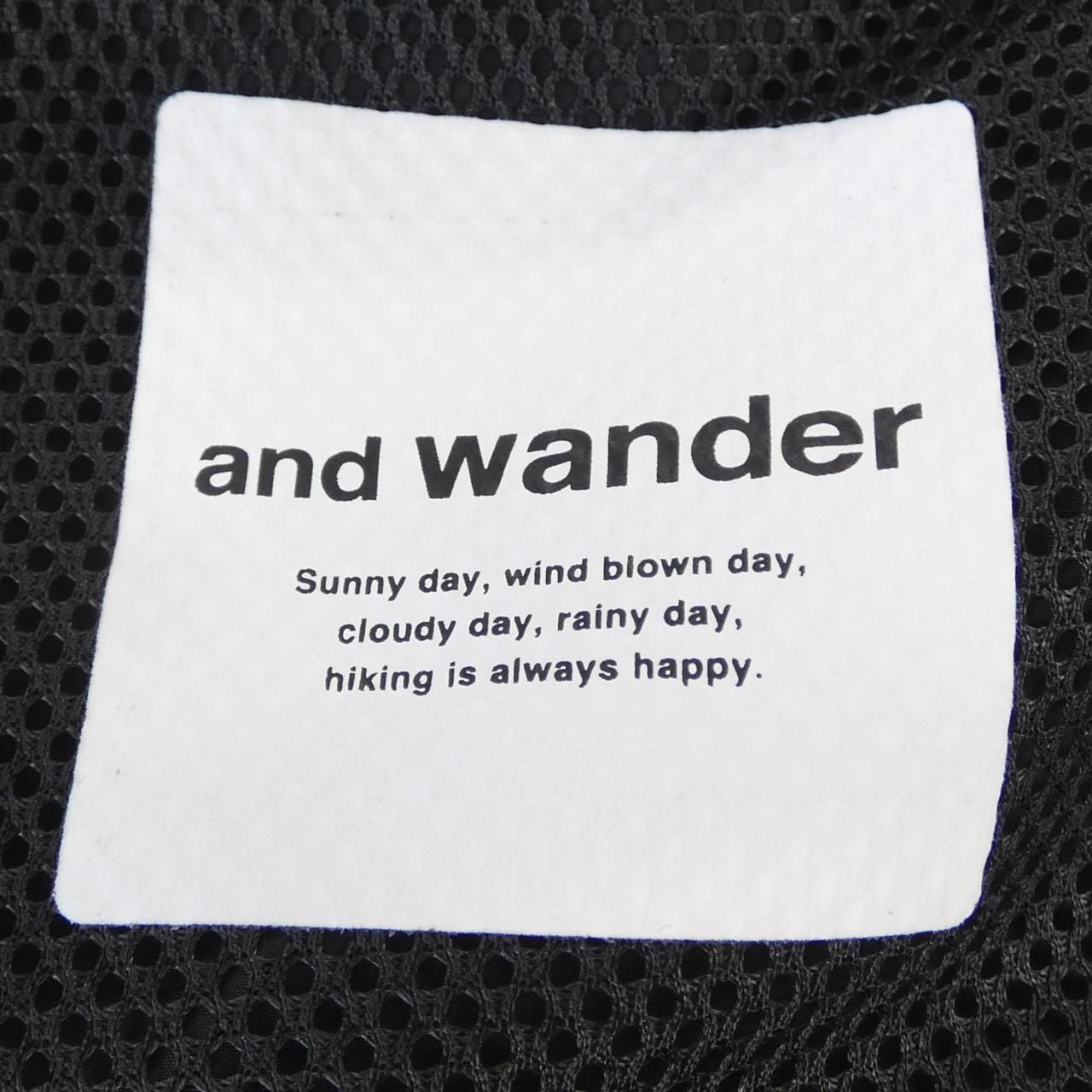 アンドワンダー and wander 574-6982090 スカート