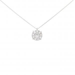 K18WG ダイヤモンド ネックレス 0.41CT
