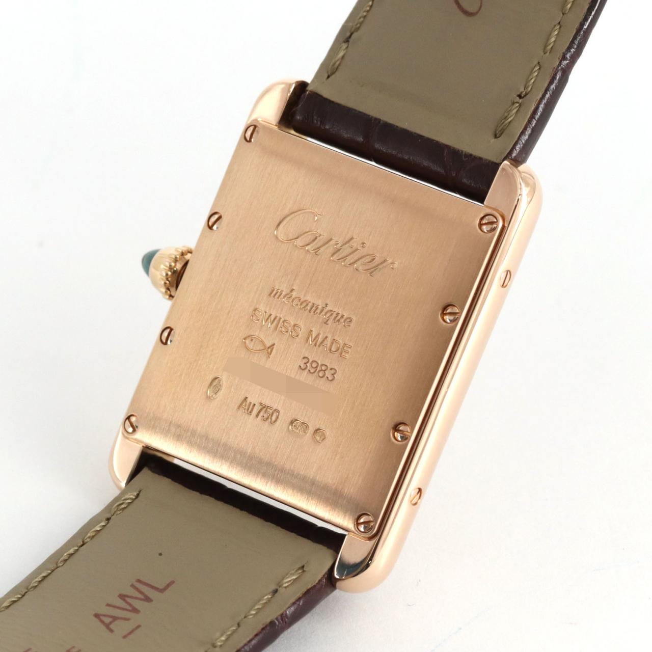 Cartier Tank Louis Cartier LM PG WGTA0011 PG/RG Manual Winding