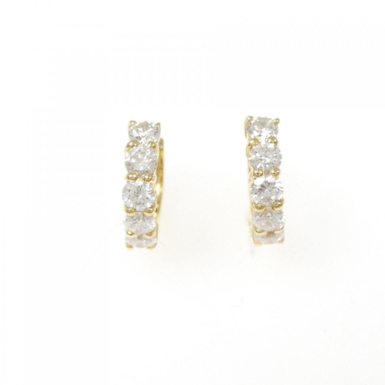 750YG ダイヤモンド ピアス 0.66CT