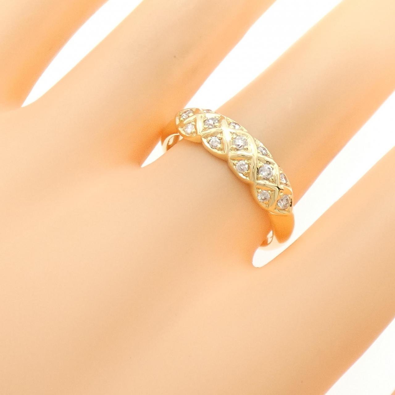 K18YG ダイヤモンド リング 0.25CT