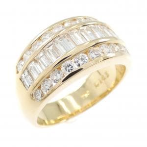 750YG ダイヤモンド リング 1.83CT