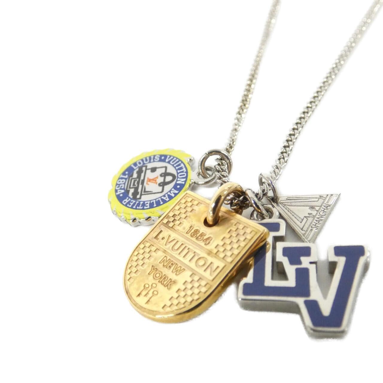 ルイヴィトン コリエ チャームズ LVリーグ LVイニシャル M61996 ネックレス