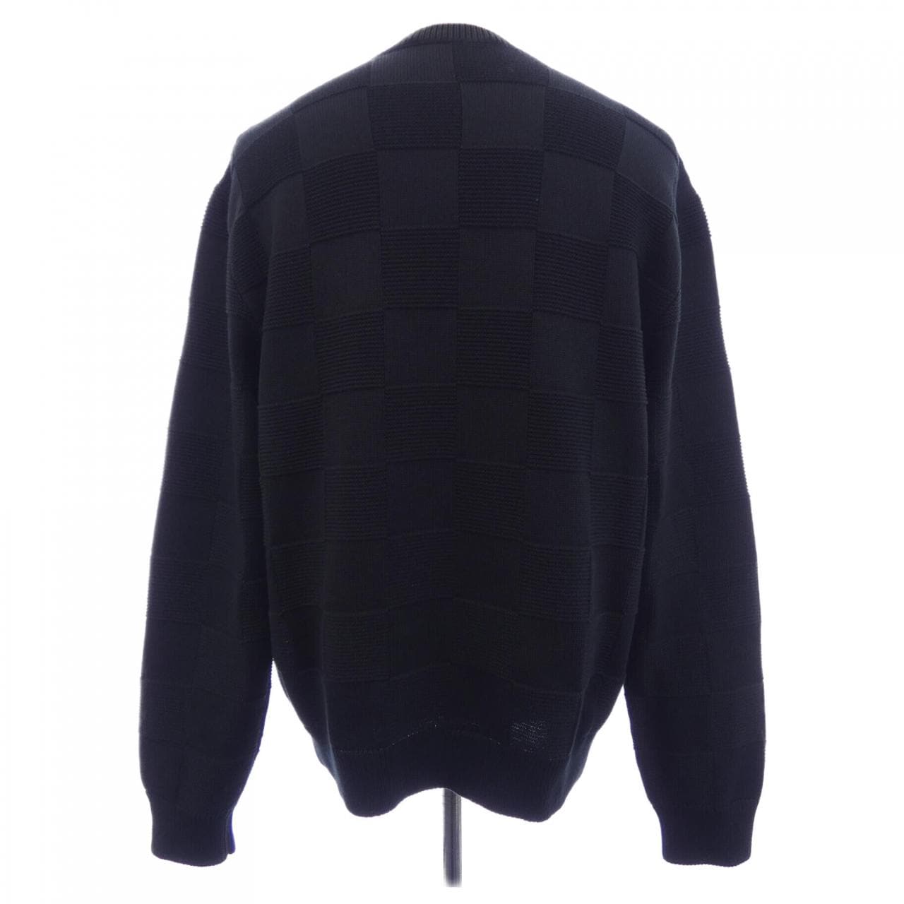 ルイヴィトン LOUIS VUITTON ダミエスティッチクルーネック HNN41WTBY ニット