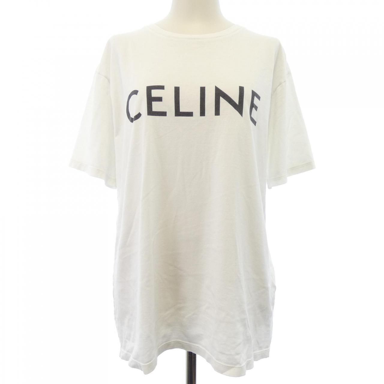 セリーヌ CELINE CELINEプリント ルーズTシャツ 2X764671Q Tシャツ