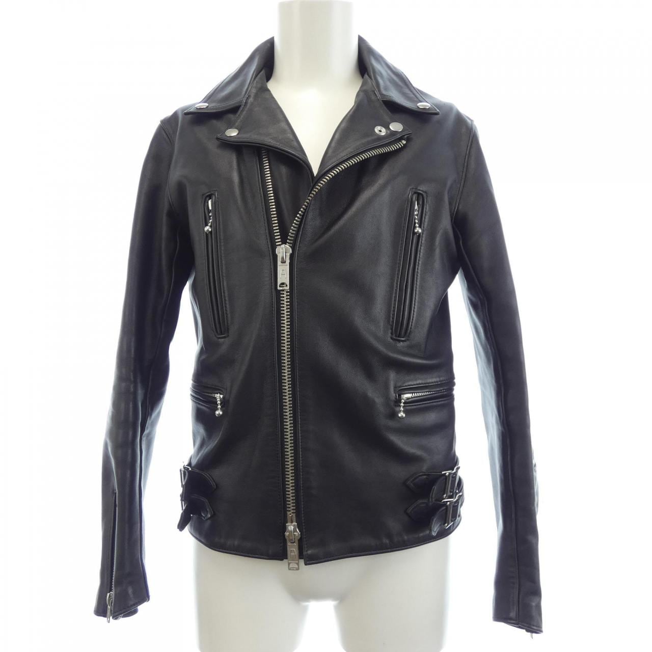666 LEATHER レザーライダースジャケット
