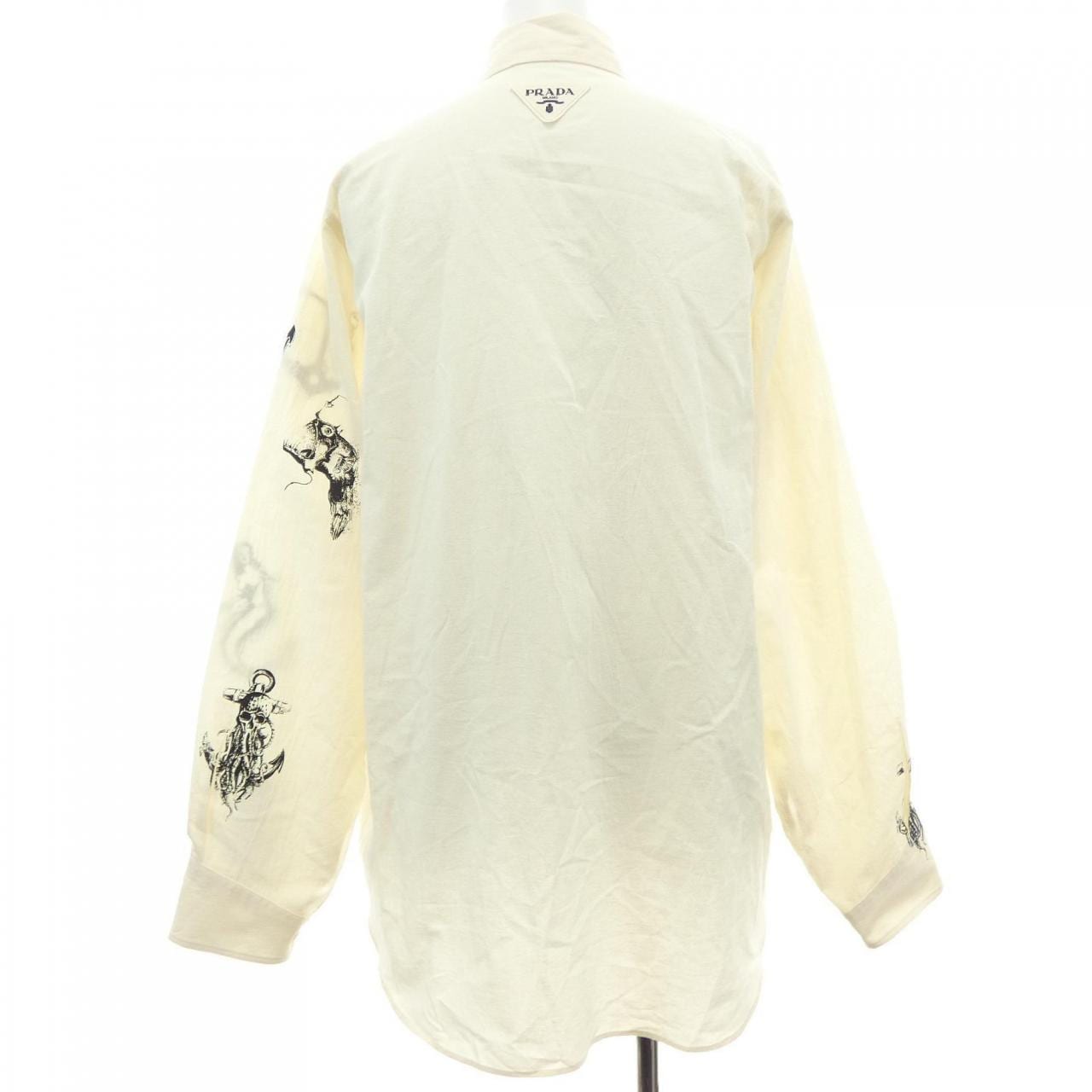 プラダ PRADA トライアングルロゴ SC568 S221 10HS シャツ