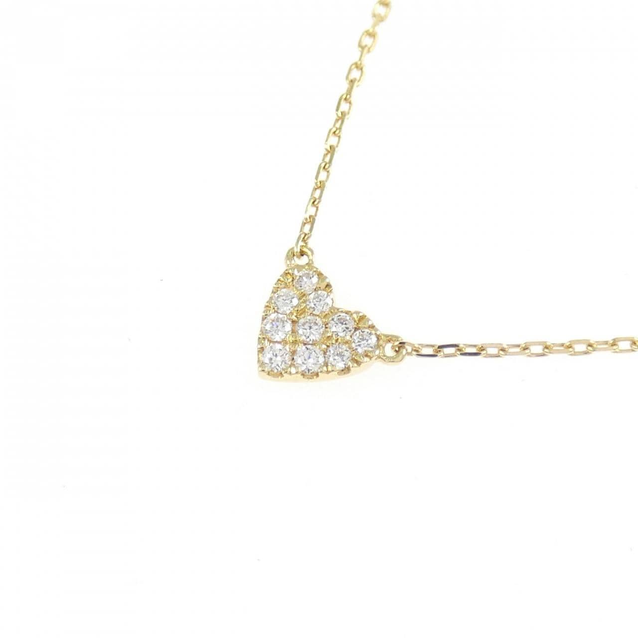 アーカー ハートパヴェ ネックレス 0.05CT