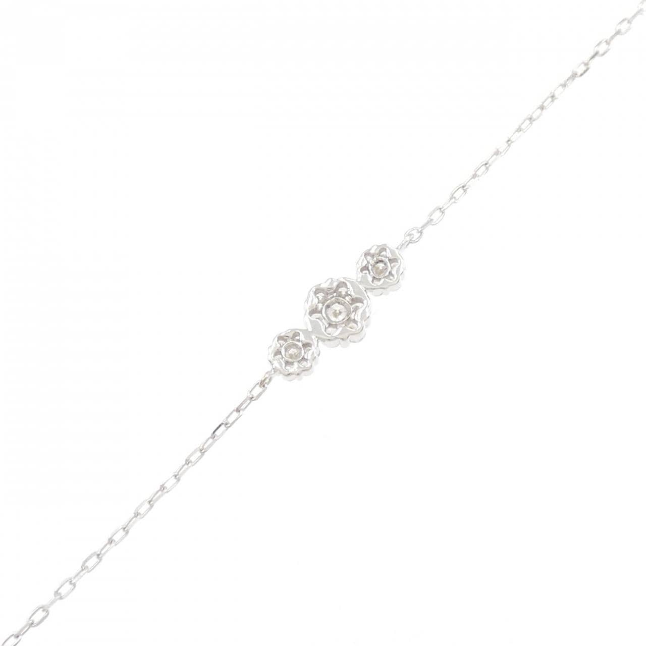 18KWG ダイヤモンド ブレスレット 0.30CT