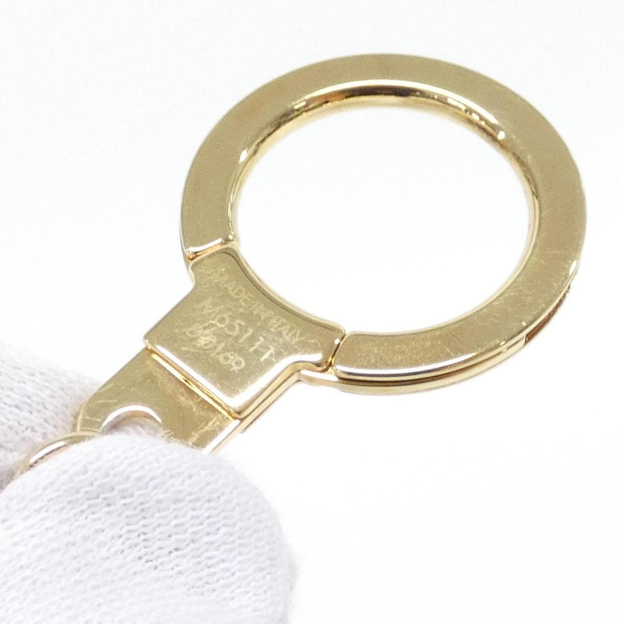 ルイヴィトン バッグチャーム チェーン フルール ドゥ モノグラム M65111 キーリング