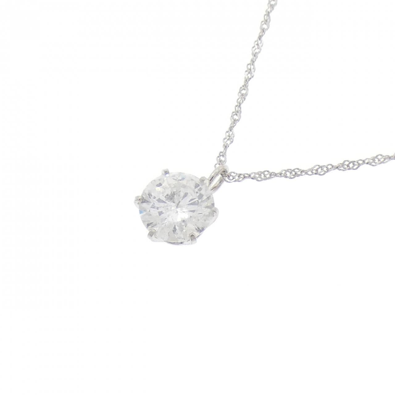 PT900/PT850 ソリティア ダイヤモンド ネックレス 0.501CT