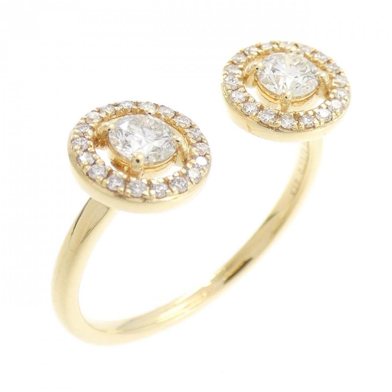 【新品】K18YG ダイヤモンド リング 0.34CT