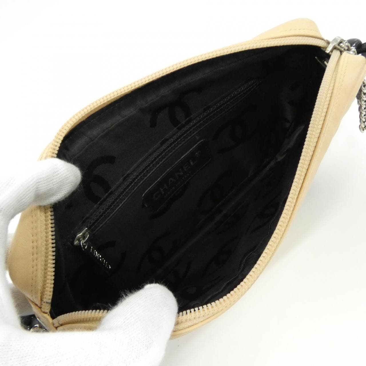 【ヴィンテージ】シャネル カンボン ライン 25175 ショルダーバッグ