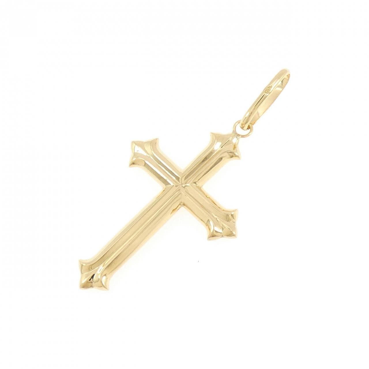【新品】K18YG クロス ペンダント