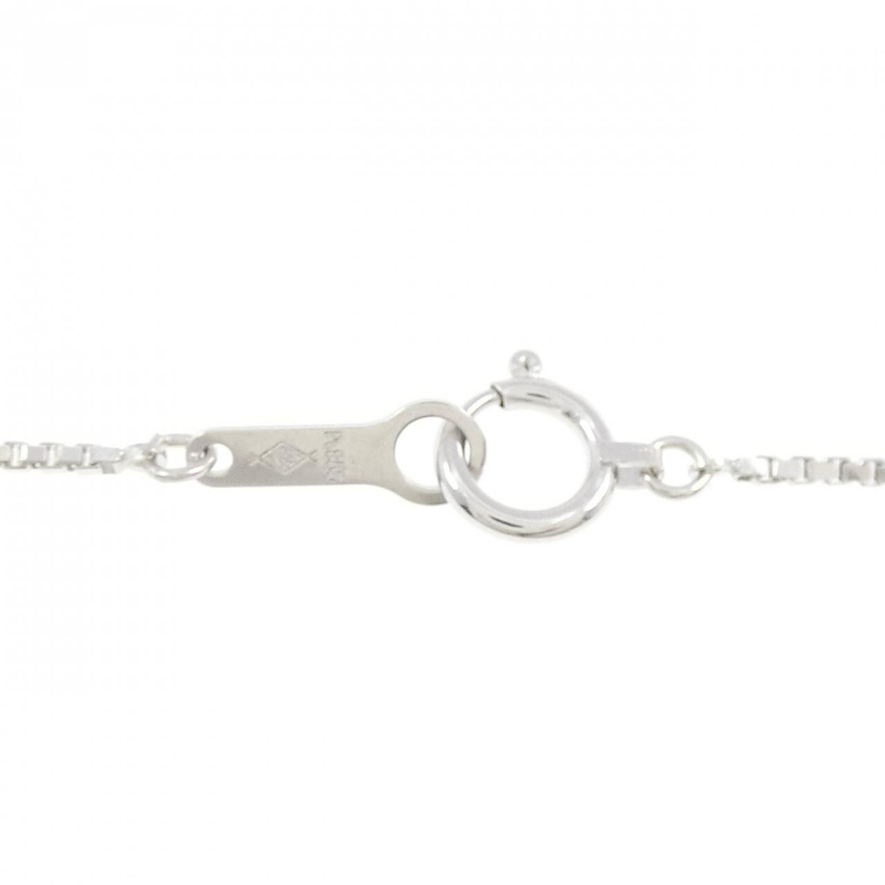 PT900/PT850 ソリティア ダイヤモンド ネックレス 1.019CT