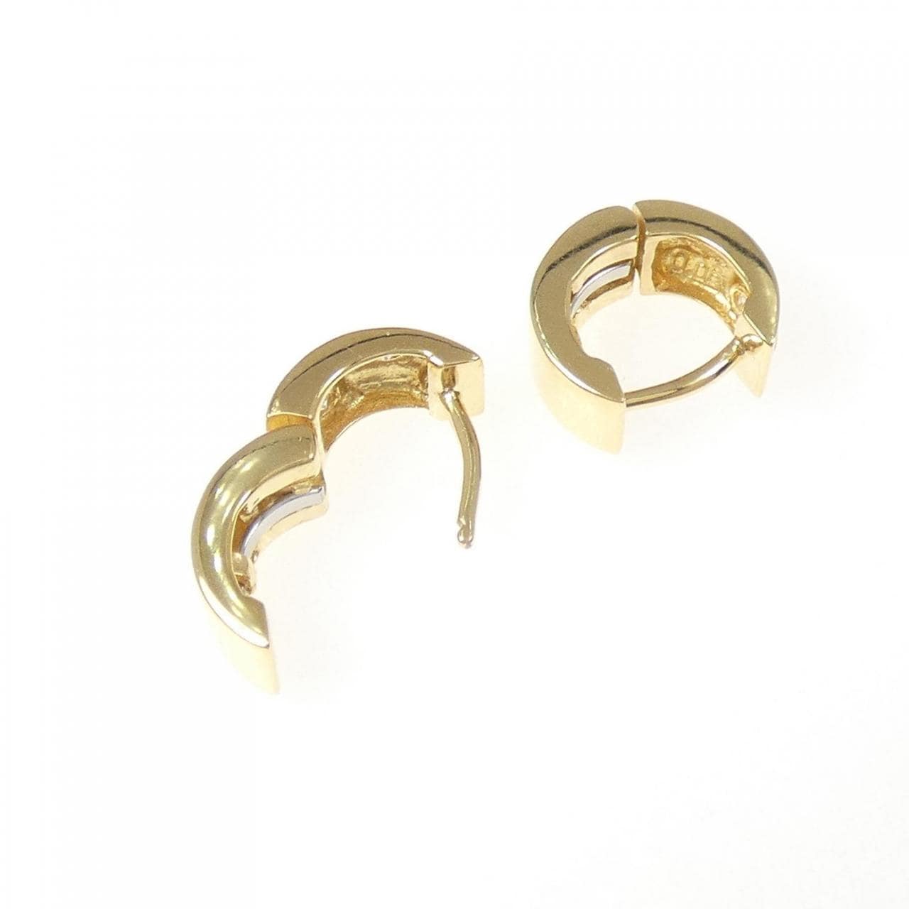 K18YG ダイヤモンド ピアス 0.12CT