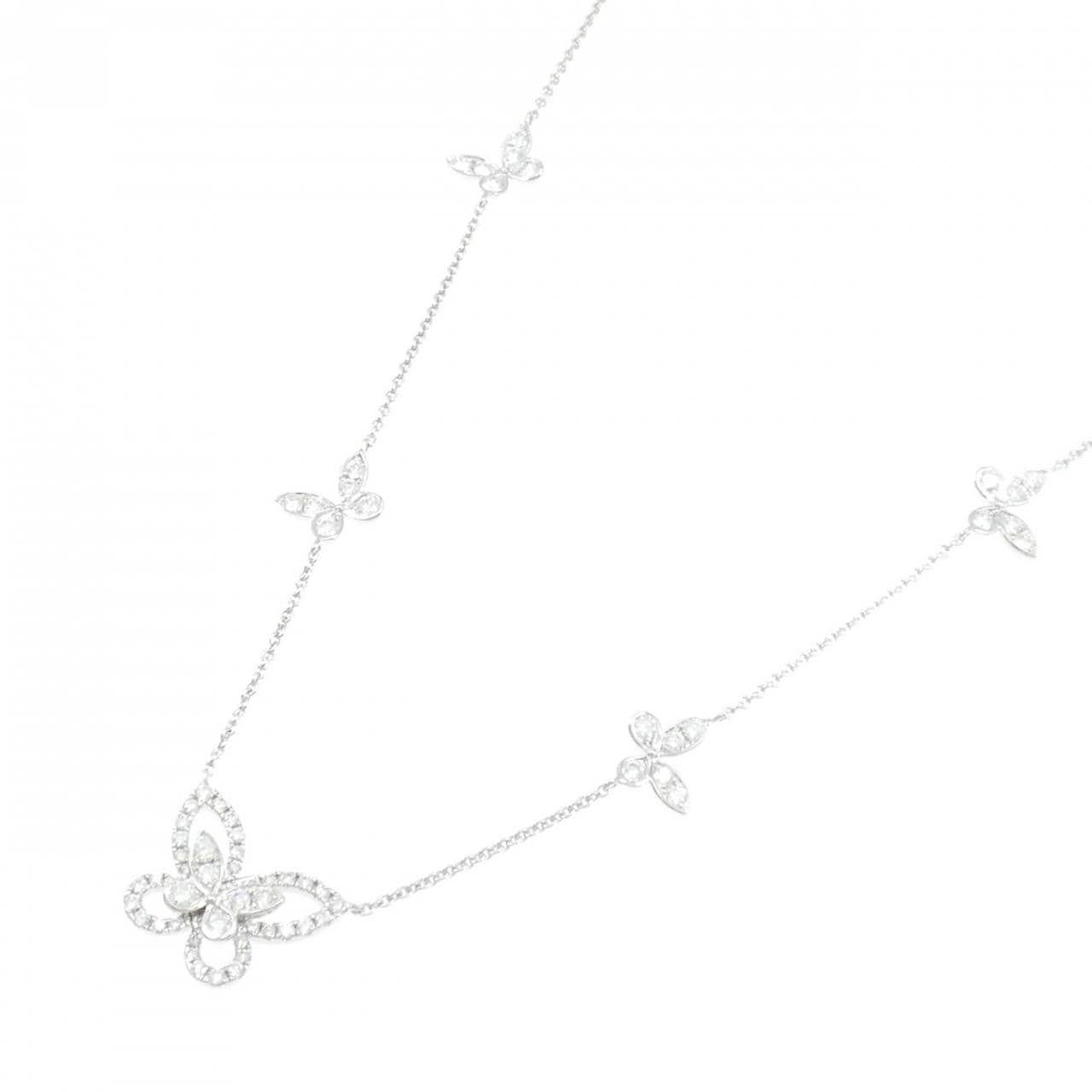 グラフ ミニ バタフライ シルエット ネックレス