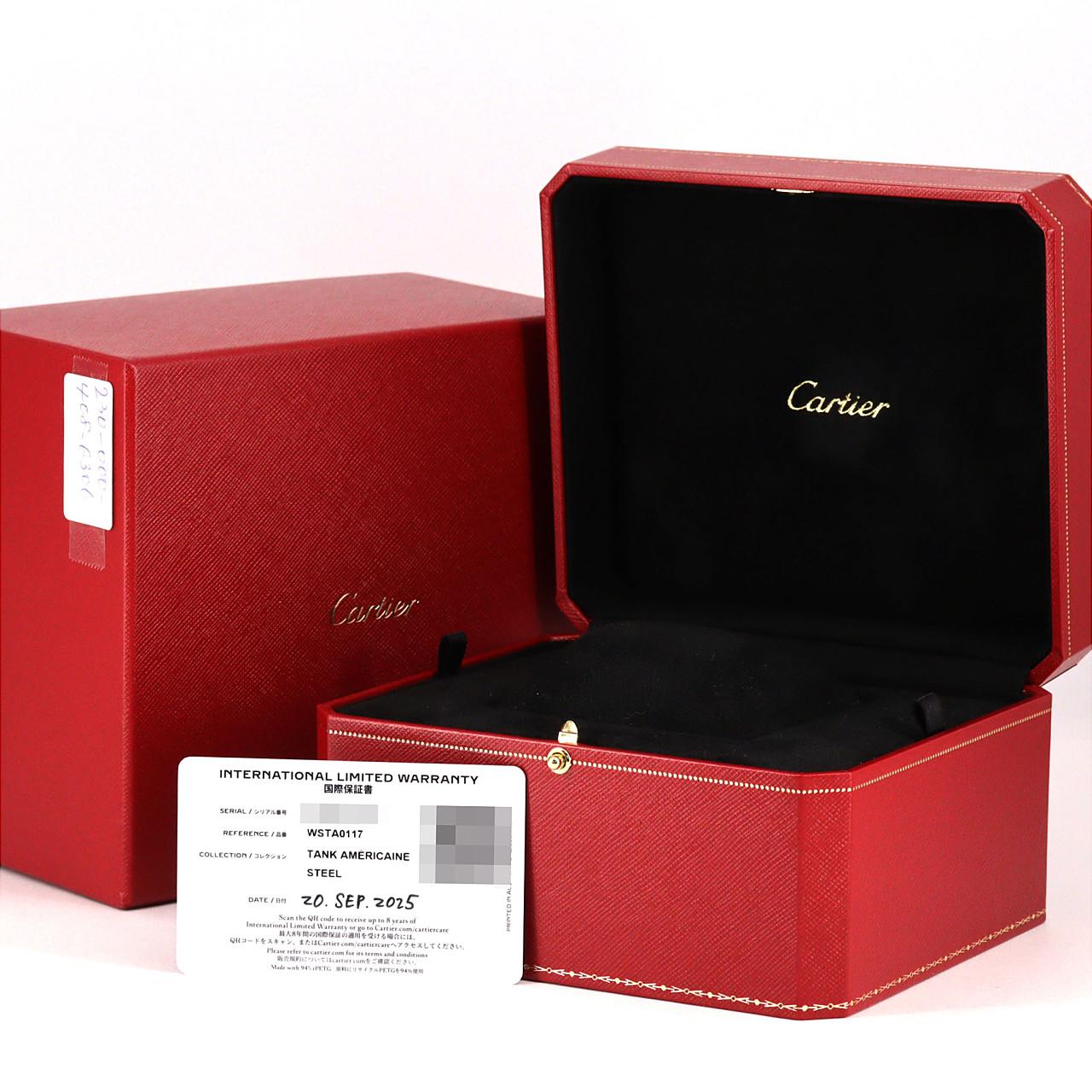 カルティエ タンクアメリカンSM WSTA0117 SS クォーツ