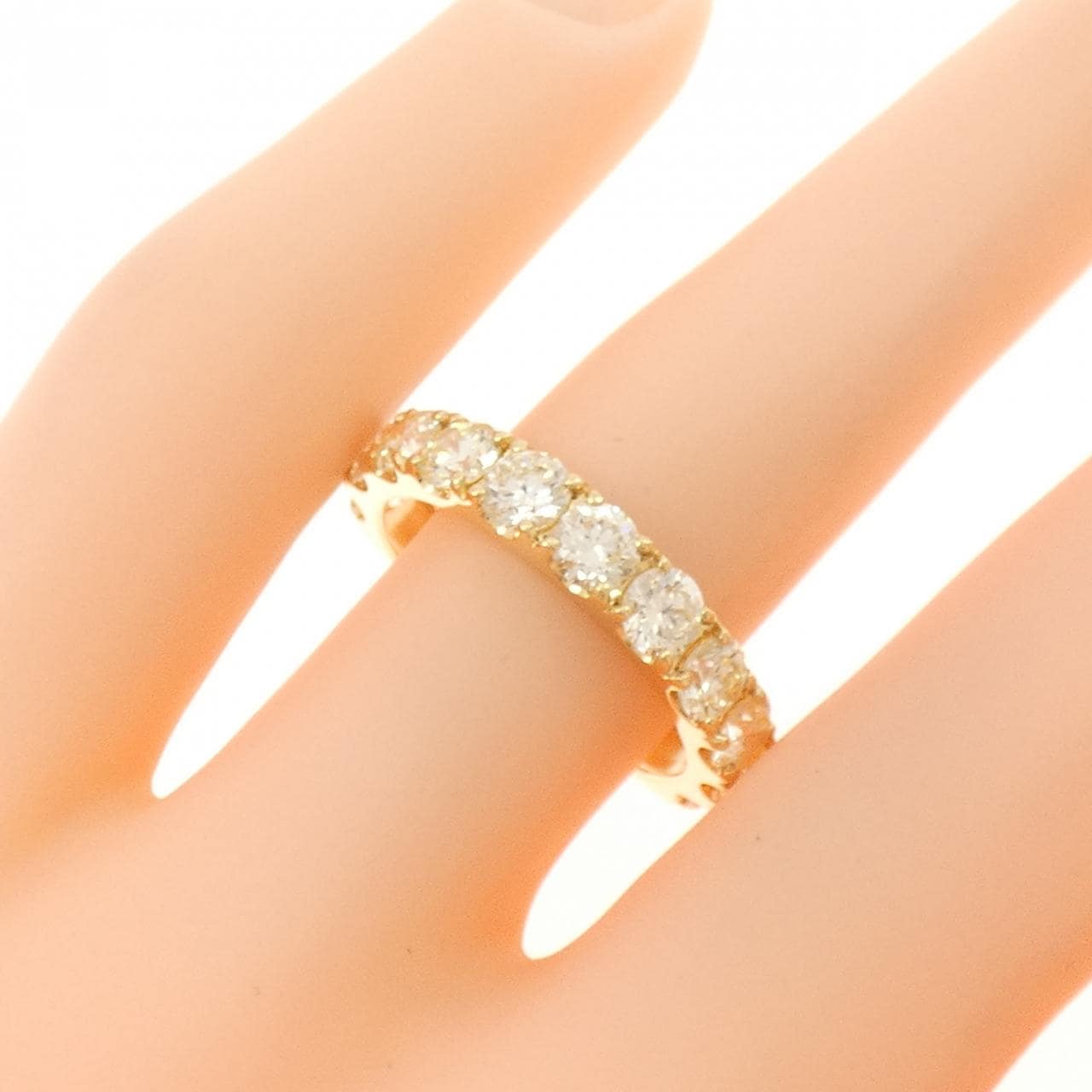 K18YG ダイヤモンド リング 2.00CT