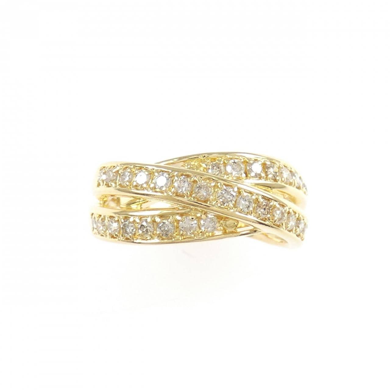K18YG ダイヤモンド リング 0.52CT