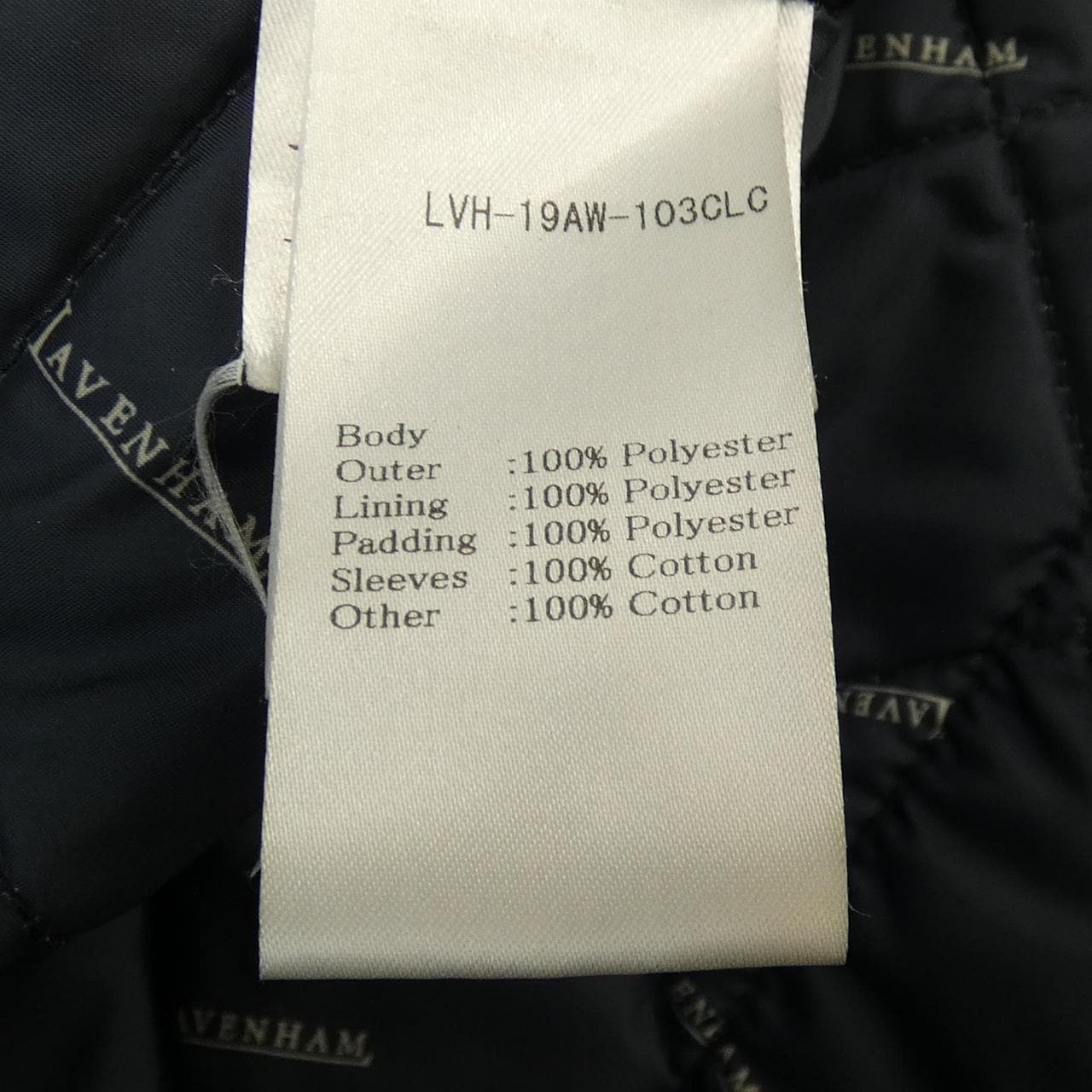 ラベンハム LAVENHAM LVH-19AW-103CLC コート