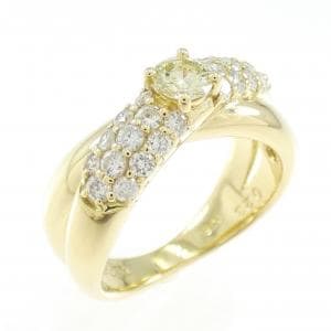 K18YG ダイヤモンド リング 0.23CT