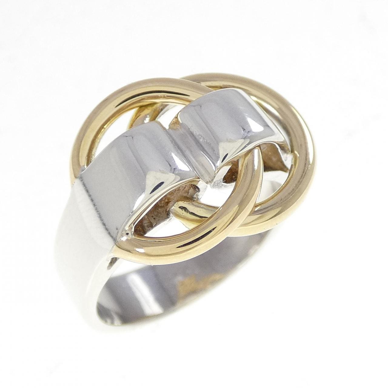 【ヴィンテージ】エルメス ドゥザノーリング リング