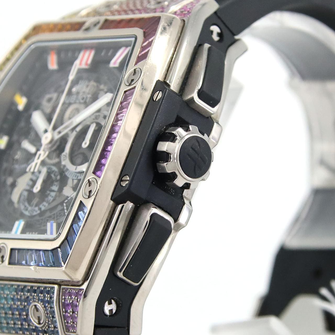 ウブロ スピリットオブビッグバンチタニウムレインボー TI 641.NX.0117.LR.0999 TI 自動巻