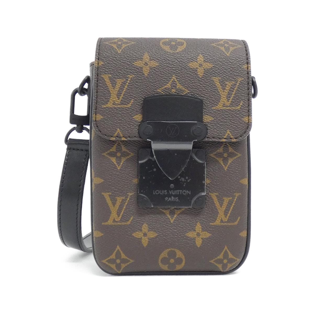 [未使用品] LOUIS VUITTON Monogram Macassar S Rock竖版穿戴錢包 M81522 包