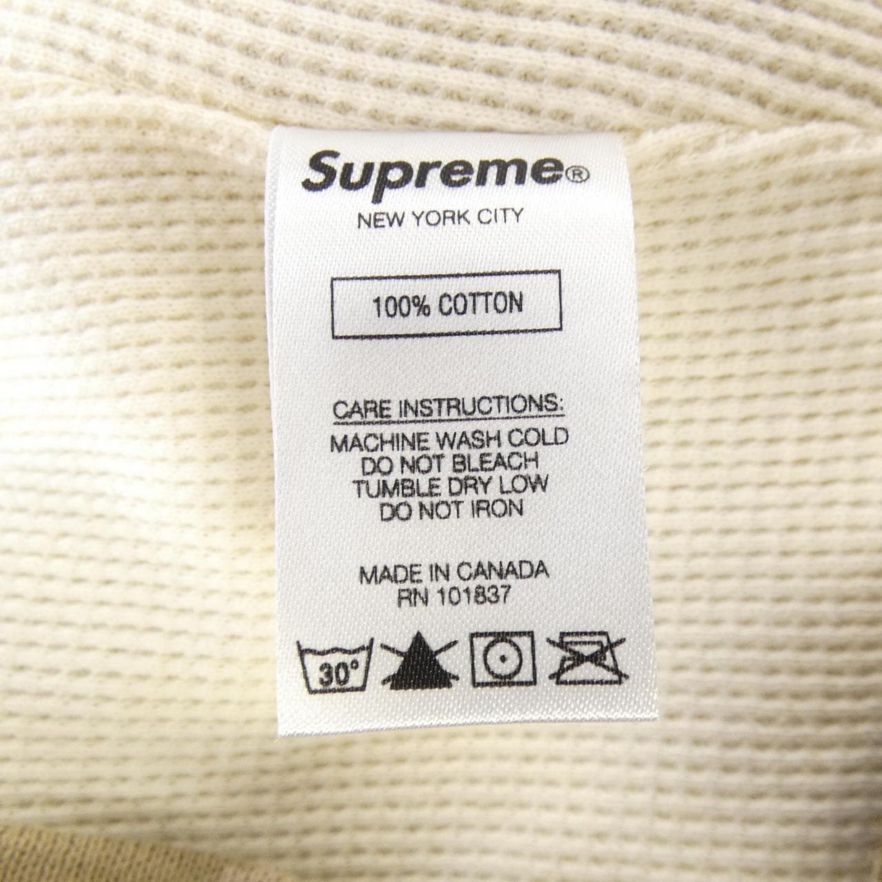 シュプリーム SUPREME ArcLogo Thermal Zip パーカー