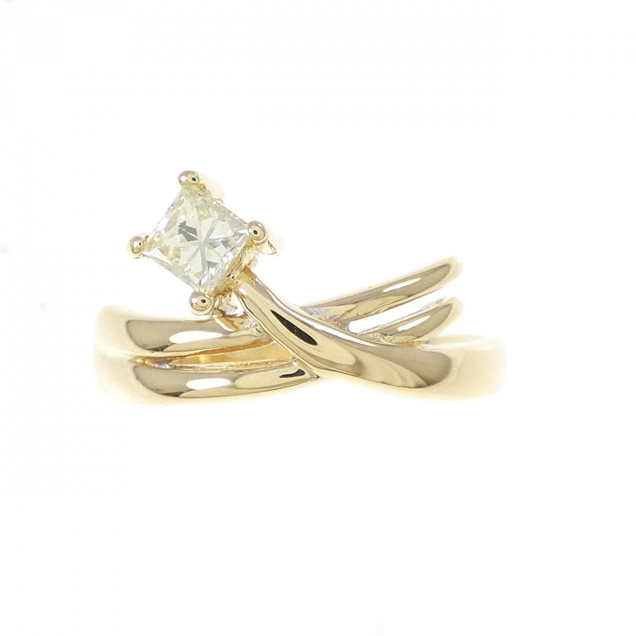 K18YG ダイヤモンド リング